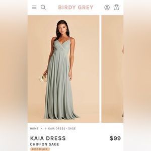 Birdy Grey Sage Green Bridesmaids Dress! Kaia